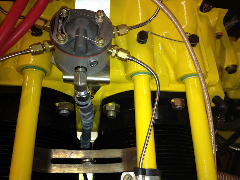 Chad and Bekah's RV-7: Finished Fuel Line Routing